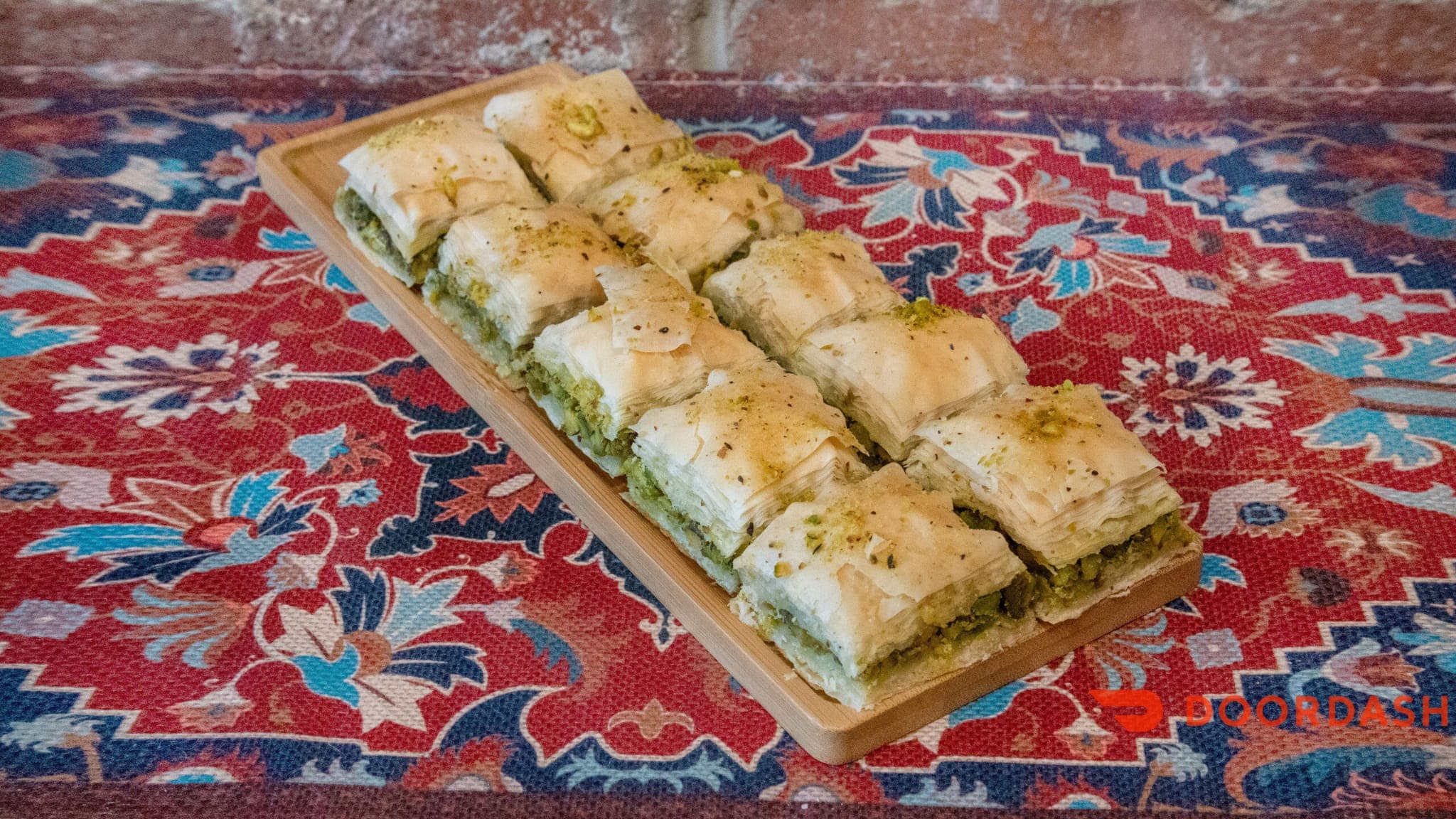Instagram post: Fresh baklava just out of the ...