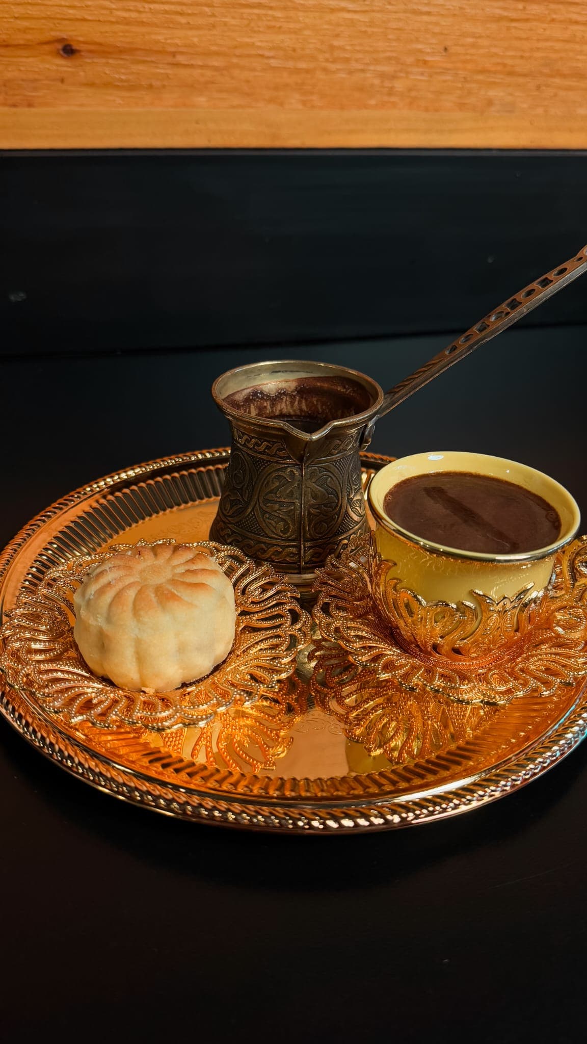 Instagram post: Syrian coffee brewing traditio...